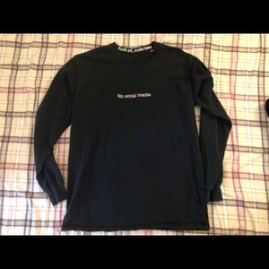 Fashion brand long sleeve shirt